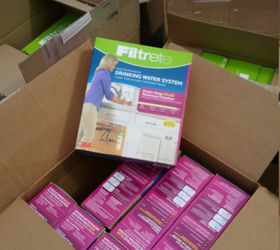 i m having a local hometalk meetup, More swag Filtrete is giving each attendee a water filtration system woohoo I got 25 of them today via FedEX These retail for over 70 each