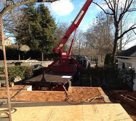 incopork inc is working in an addition of a family room w patio deck or terraza, decks, home improvement, outdoor living, patio, erecting still components