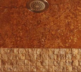 how would you like a stone shower without the challenges of tile and grout would you, bathroom ideas, This shower was built with ForzaStone The stone is only 1 4 thick including an aluminum backing for strength and waterproofing What do you think