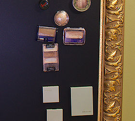 magnetic makeup board, crafts, repurposing upcycling