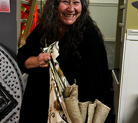 the hometalk meetup that loved on junk and africa, gardening, Go Janice This gal is an artist and had brainstorm after brainstorm so I loaded her up I can t wait to see what she creates