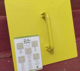 fastest way to plant a raised garden bed, gardening, raised garden beds, Place seeds following the Easy Dot Planting Guide included with your Stamp