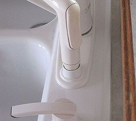 how to easily remove hard water deposits, home maintenance repairs, how to, Voila Now your sink faucet shines like a brand new one With a little elbow grease and a couple cleaning tools and supplies you have saved yourself lots of money and can prolong the life of your existing sink and faucet