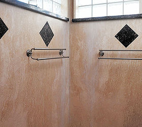 how would you like a stone shower without the challenges of tile and grout would you, bathroom ideas
