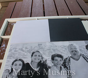 want to know what to do with an old window and some fence boards, crafts, diy, painting, repurposing upcycling, woodworking projects, large photo print and cardstock