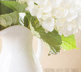 how to care for freshly cut hydrangeas, flowers, gardening, hydrangea, First I cut the off the ends of the stems making sure the cut was on a slant Hydrangea stems are quite tough so they need to be poked with something sharp to help with the water up take
