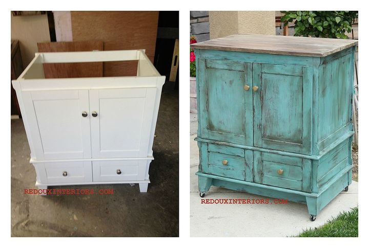 Upcycled furniture DIY project in Australian home