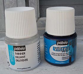 diy mercy glass in any color, crafts, mason jars, Pebeo Vitrea 160 comes in many colors my new love and obsession