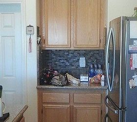 kitchen cabinet redo, kitchen cabinets, kitchen design, painting, Side cupboard area before