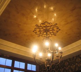 italian finishes, home decor, Italian Venetian Plaster Tray Ceiling