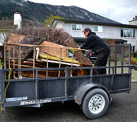 9 cheater spring cleaning indoor outdoor tips for busy people, cleaning tips, flowers, gardening, home maintenance repairs, how to, 3 Hire out help First time ever I hired Chris to clean up my bad junk He s also going to thatch my lawn caulk the windows and prune some trees Chris is my new BFF Plus he smiles and doesn t complain Wow