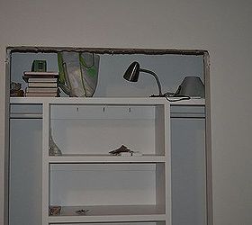 updating builder grade closet doors, closet, doors, Making room for the new doors