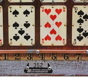 vintage playing cards original wall art, home decor, Vintage Playing Cards Original Wall Art by GadgetSponge com