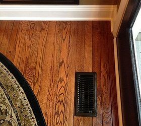 spray painted vent covers, home decor, hvac