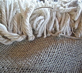 a groovy shaggy ottoman to rest my feet, flooring, painted furniture, Close up of the loops