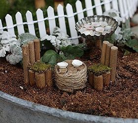 fairy garden, gardening, Although ready made items can be found online or in garden centers we chose to make as many of the elements as we could