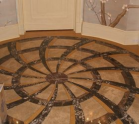 this was a design job completed two years ago just ran across the photos and thought, flooring, home decor