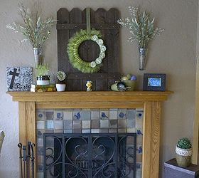 spring mantel 2013, seasonal holiday decor