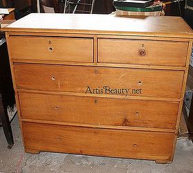 my custom green dresser makeover, painted furniture