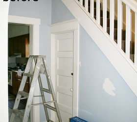 fun accent wall and decorating ideas, foyer, home decor, paint colors, painting, wall decor, Before