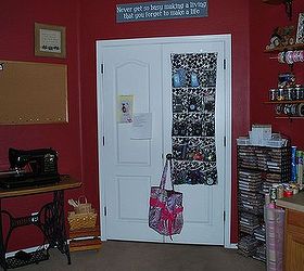 craft room spring clean reorganization, cleaning tips, craft rooms, home office, stamps punches wrapping paper