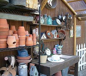 pics from my yard, gardening, outdoor living, Another pic of the potting shed