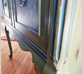 before some repaires and a new paint job, painted furniture, really brought out the pretty details