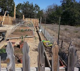 my first spring garden rennovating the landscape, flowers, gardening, pallet, long view of garden side