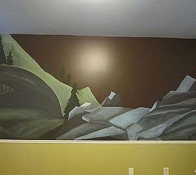 lego universe bedroom, bedroom ideas, Background painting finished