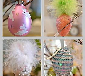 our little easter tree, easter decorations, seasonal holiday d cor