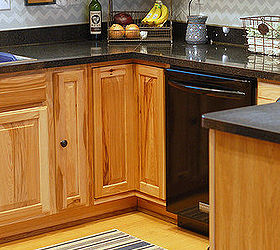 Chevron stenciled backsplash | Hometalk