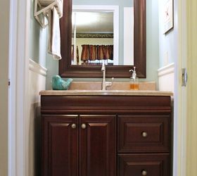 sharing pics from my parent s 1970 s bathroom renovation vanity countertop faucet, bathroom ideas, home decor, New Vanity