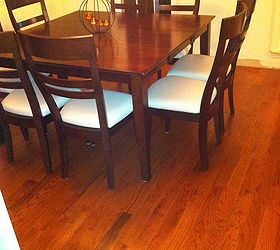 my fiance a huge diy er and i replaced the carpet with real hardwood floors this, flooring, hardwood floors, living room ideas, Finished Dining Room