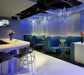we love to work on a variety of projects these pictures are from a nightclub space, home decor