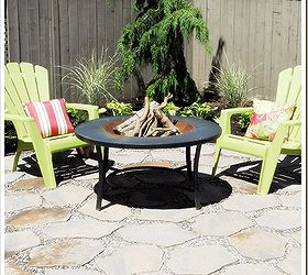 fire pit patio, outdoor living, patio, Last year we added a couple more chairs and a new fireplace