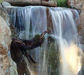 beautiful resort waterfall for your backyard, outdoor living, ponds water features