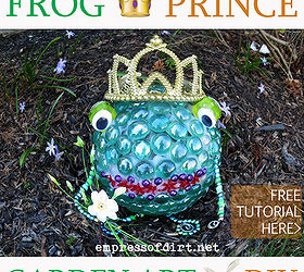 garden art frog prince free tutorial, crafts, gardening, See my blog for complete instructions and photos Your Prince awaits you