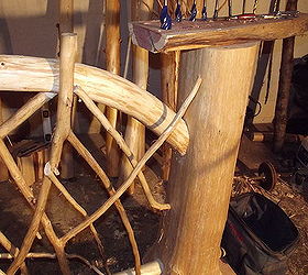 cedar log and twig work for a nice home on lake george in upstate ny i love this, decks, outdoor living, woodworking projects