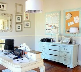 home office makeover, craft rooms, home decor, home office, The after