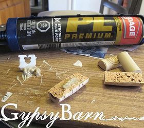 old frame corks glass amp drawer pulls stunning wine and cheese tray, chalkboard paint, crafts, repurposing upcycling, The biggest error diy ers make with these projects is not cutting the corks using a glue gun Although it looks great they wobble and detach easy Cutting them gives more stability and a good adhesive makes a huge difference