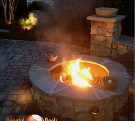 these pictures are of the haas hideaway project that coastal rock productions, concrete masonry, decks, outdoor furniture, outdoor living, In Action