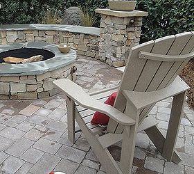 these pictures are of the haas hideaway project that coastal rock productions, concrete masonry, decks, outdoor furniture, outdoor living, Polywood Furniture
