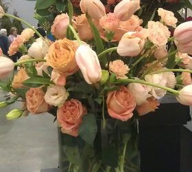 pics from 2013 southeastern flower show in atlanta, flowers, gardening, Peachy roses and tulips
