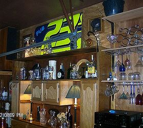 my frist big home renovation garage is now called pub 23 insulated installed heat, entertainment rec rooms, garages, home decor