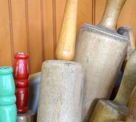 rolling pin collection, home decor