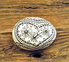 make these cute eggs for easter, crafts, easter decorations, seasonal holiday decor, 2 Then gently blow threw the hole and the egg will come out the other end After you have washed and dried them you can create a design by first drawing it on in pencil or by free style using a fine point Sharpie