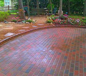 installing pavers over your existing patio is a great way to change the look of your, concrete masonry, patio