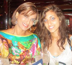 merry christmas hometalk family my family and i are so ready for the holidays and i, Nalini and Ariana on summer cruise