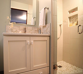 this is a wonderful example of taking a 1960 s original master bathroom in dire need, bathroom ideas, home improvement