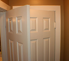 bathroom closet conundrum and fix, cleaning tips, closet, How silly is this setup